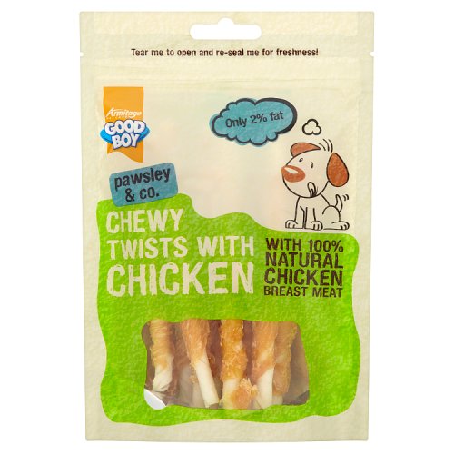 Good Boy Chewy Twists With Chicken 90g pack shot