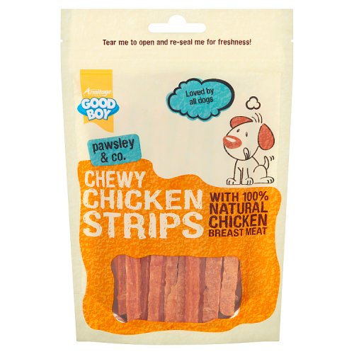 Good Boy Chewy Chicken Strips 100g pack shot