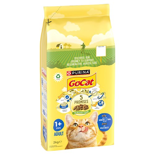 Go-Cat Herring & Tuna Mix Vegetables 2kg pack shot