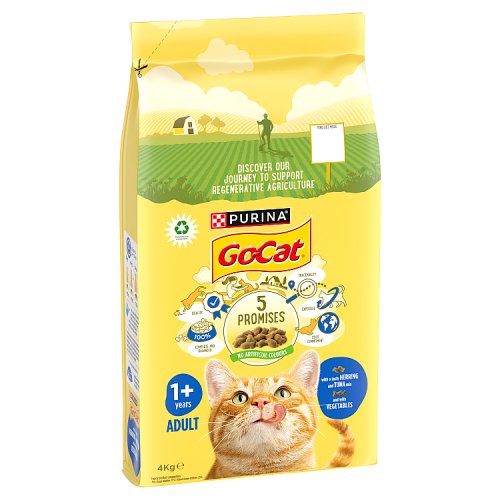 Go-Cat Tuna & Herring & Vegetable 4kg pack shot