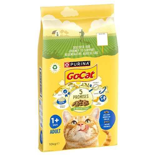 Go-Cat Tuna & Herring & Vegetable 10kg pack shot