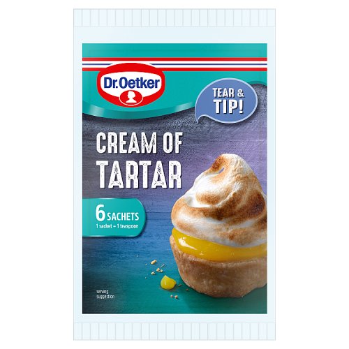 Dr Oetker Cream of Tartar (6 x 5g) pack shot