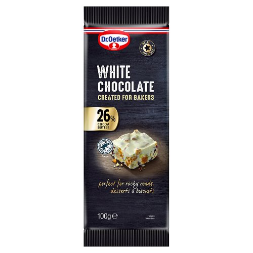 Dr Oetker White Chocolate 100g pack shot