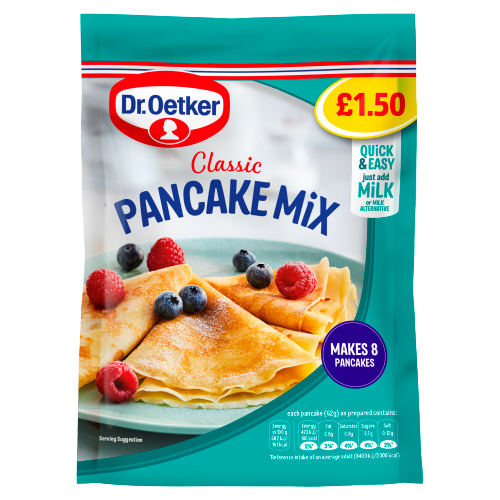 Dr Oetker Classic Pancake Mix 170g PMP pack shot