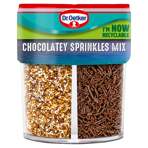 Dr Oetker 4 Cell Mixed Chocolatey Sprinkles 103g pack shot