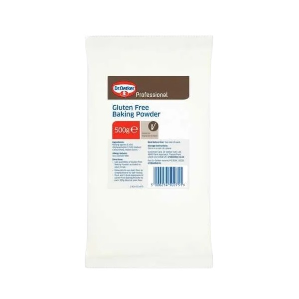 Dr Oetker Professional Baking Powder Gluten Free 500g pack shot