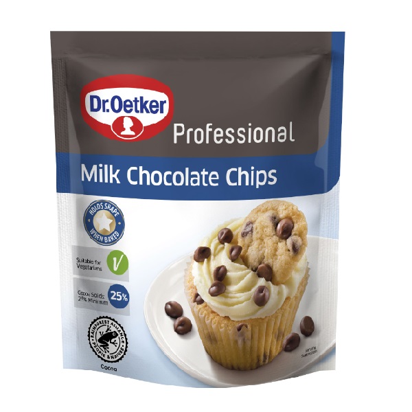 Dr Oetker Real Chocolate Chips 750g pack shot