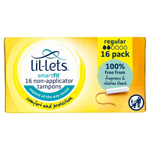 Lil-Lets Regular Tampons 16s pack shot