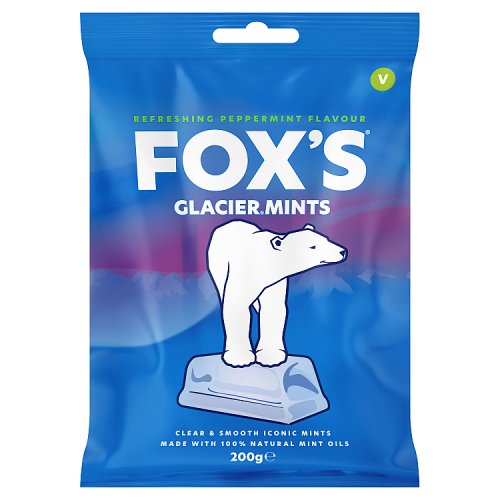 Foxs Glacier Mints Bag 200g pack shot
