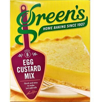 Green's Egg Custard Mix 54g pack shot