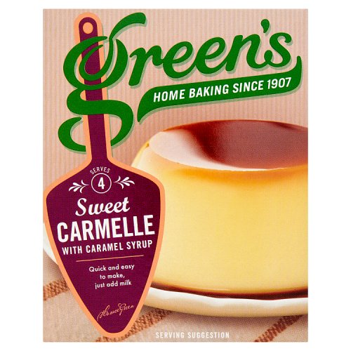 Greens Carmelle 70g pack shot