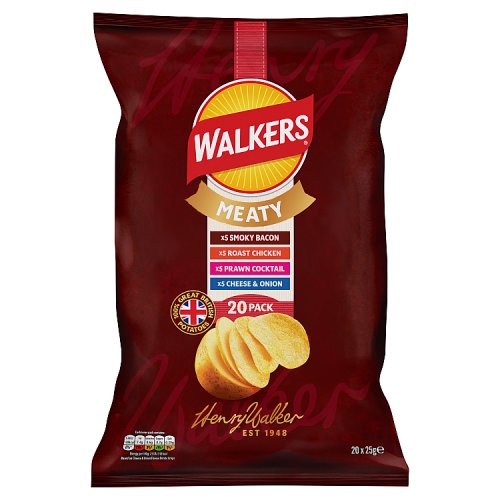 Walkers Meaty 20pk (20 x 25g) pack shot