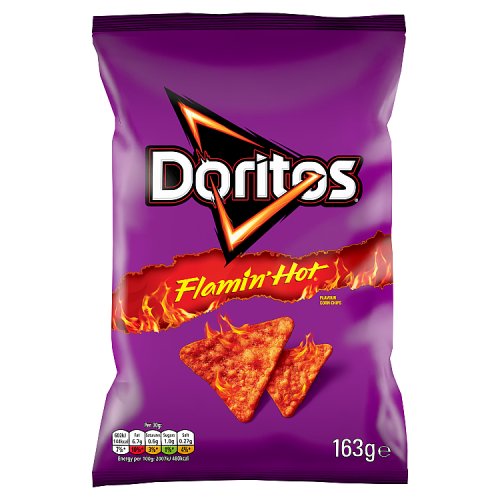 Doritos Extra Flamin Hot 163g pack shot