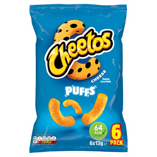 Cheetos Puffs Cheese Crisps 6pk (6 x 13g) pack shot