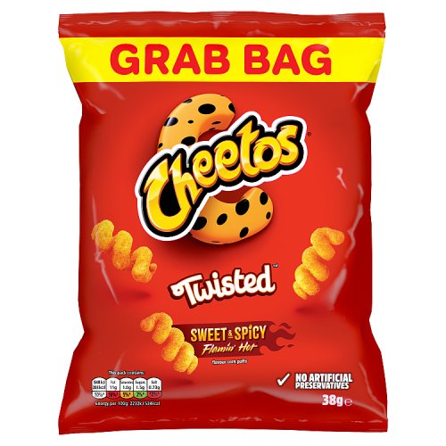 Cheetos Twisted Sweet & Spicy 38g pack shot