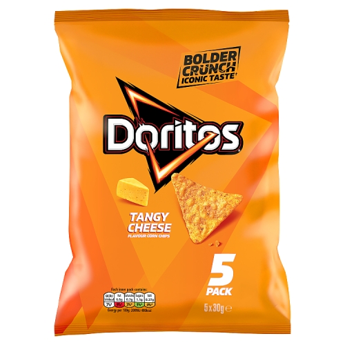 Doritos Tangy Cheese 5pk (5 x 30g) pack shot
