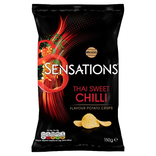Walkers Sensations Thai Sweet Chilli 150g pack shot