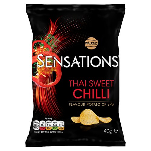Walkers Sensations Thai Sweet Chilli 40g pack shot