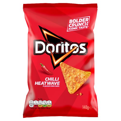 Doritos Chilli Heatwave 140g pack shot