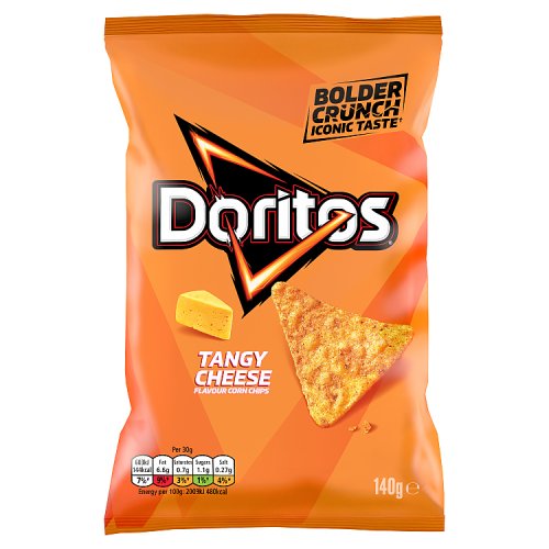 Doritos Tangy Cheese 140g pack shot