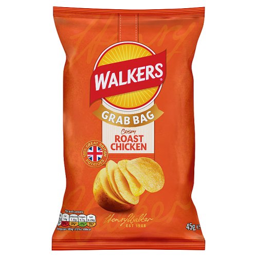 Walkers Grab Bag Roast Chicken 45g pack shot