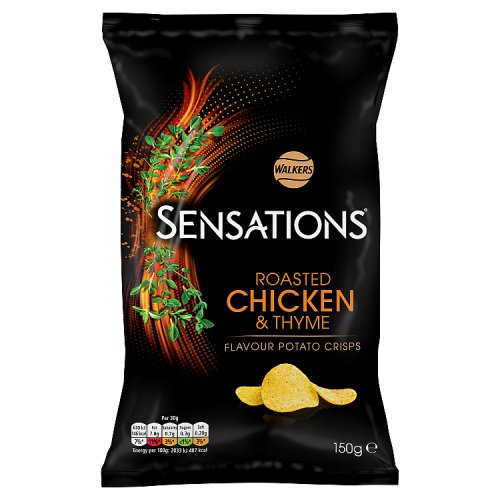 Walkers Sensations Roast Chicken & Thyme 150g pack shot