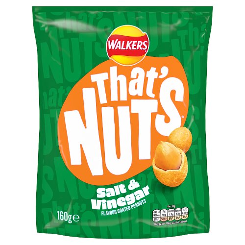 Walkers Thats Nuts Salt & Vinegar 160g pack shot