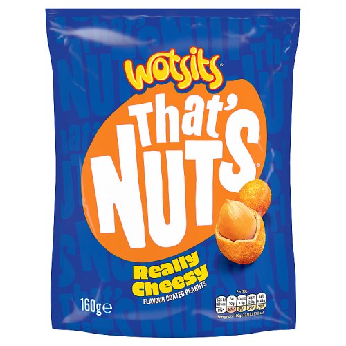 Wotsits Thats Nuts Really Cheesy 160g pack shot