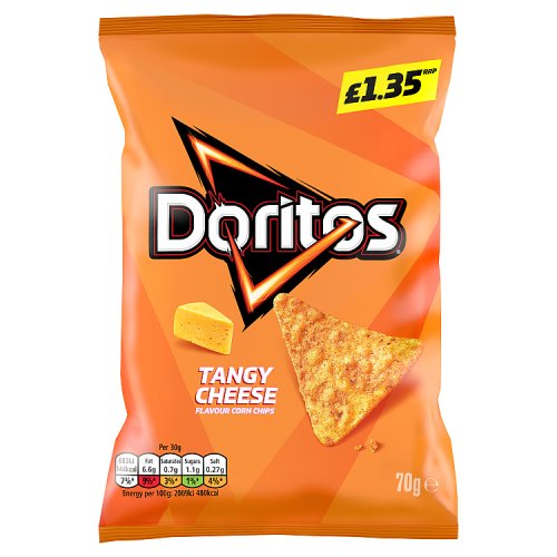 Doritos Tangy Cheese PM £1.35 70g pack shot