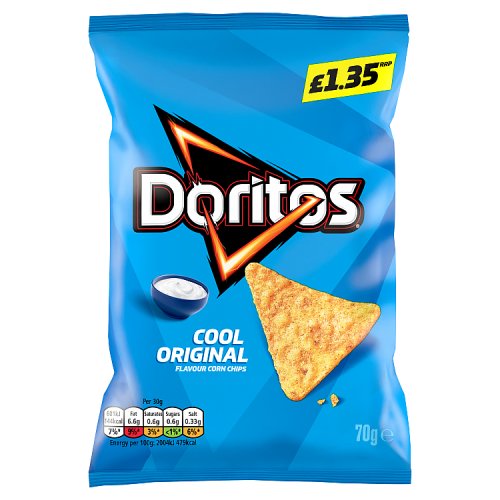 Doritos Cool Original PM £1.35 70g pack shot