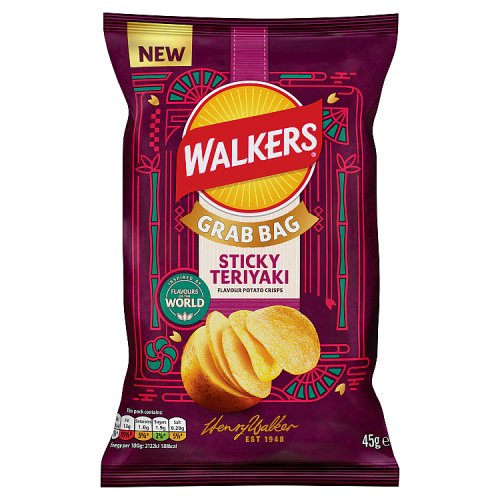 Walkers Sticky Teriyaki 45g pack shot