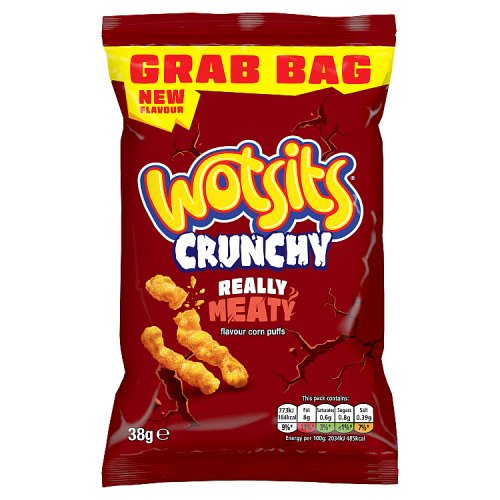 Wotsits Crunchy Really Meaty 38g pack shot