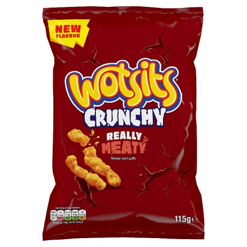 Wotsits Crunchy Really Meaty 115g pack shot