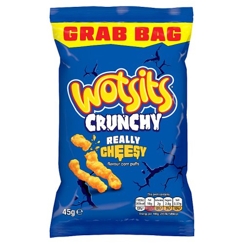 Wotsits Crunchy Really Cheesy 45g pack shot