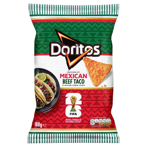 Doritos WC Mexican Beef Taco 180g pack shot