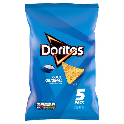 Doritos Cool Original Tortilla Chips Crisps 5pk (5 x 30g) pack shot