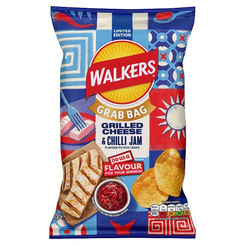 Walkers Grilled Cheese & Chilli Jam 45g pack shot