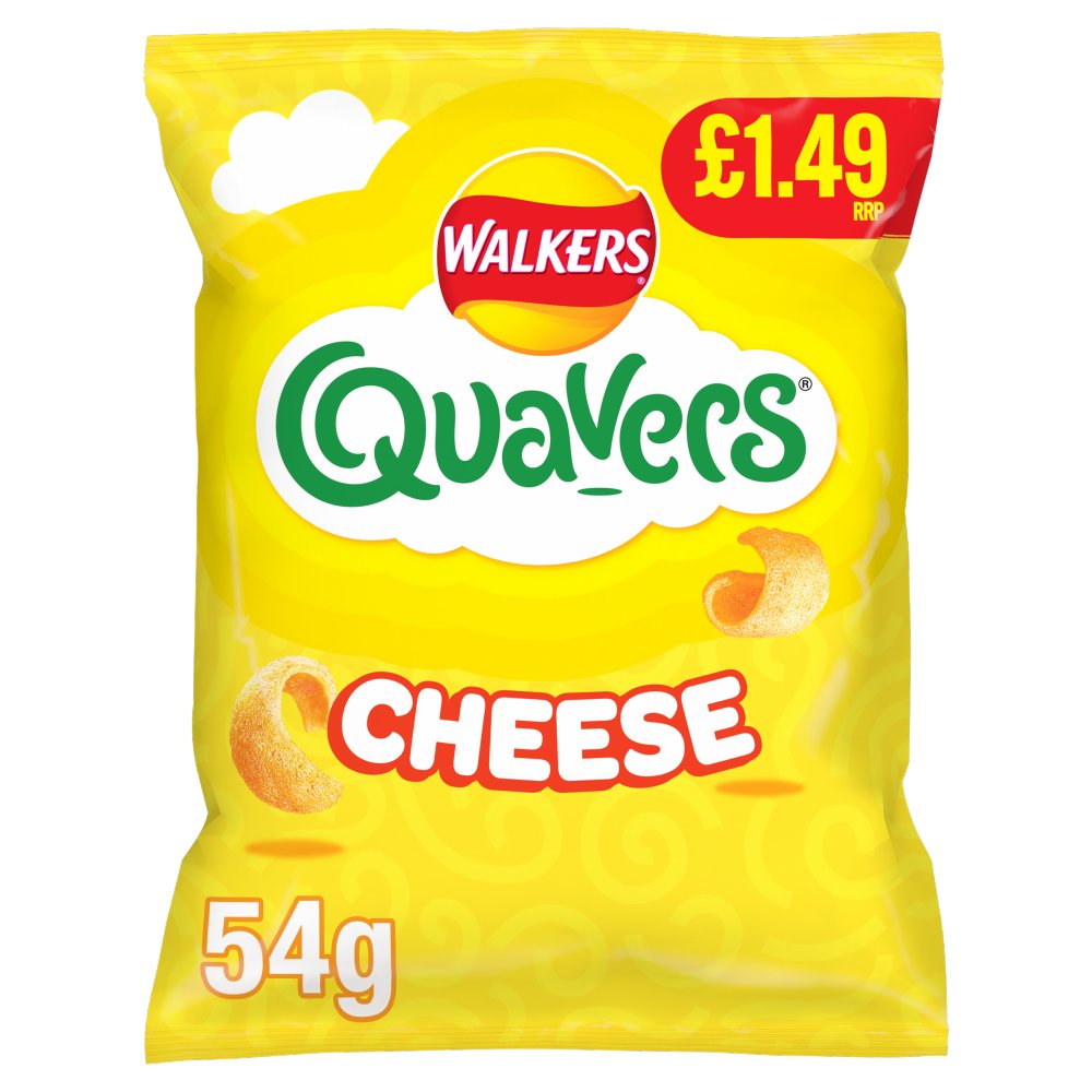 Quavers Cheese 54g PMP pack shot