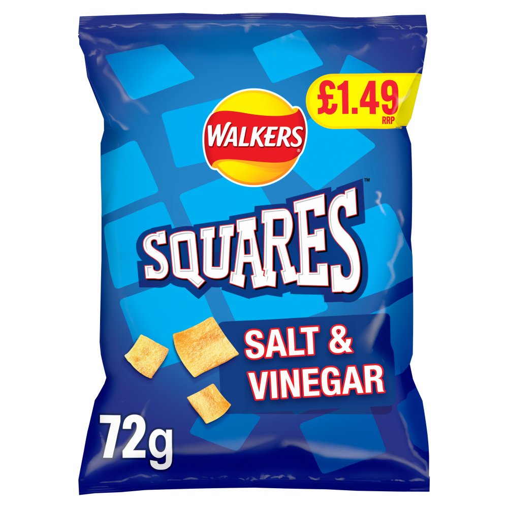 Squares Salt & Vinegar 72g PMP pack shot
