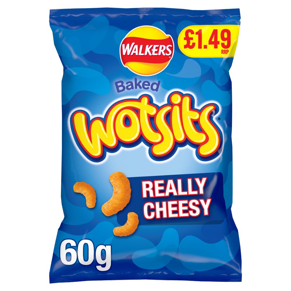 Wotsits Really Cheesy 60g PMP pack shot