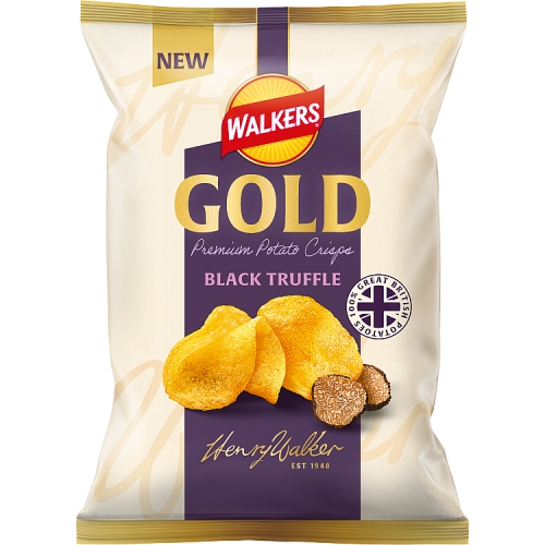 Walkers Gold Black Truffle 140g pack shot