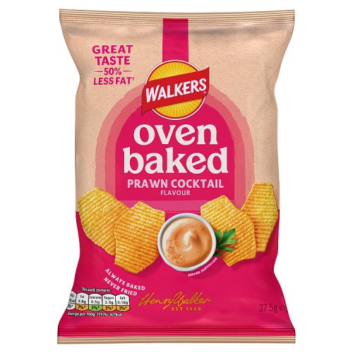 Walkers Baked Prawn Cocktail 37.5g pack shot