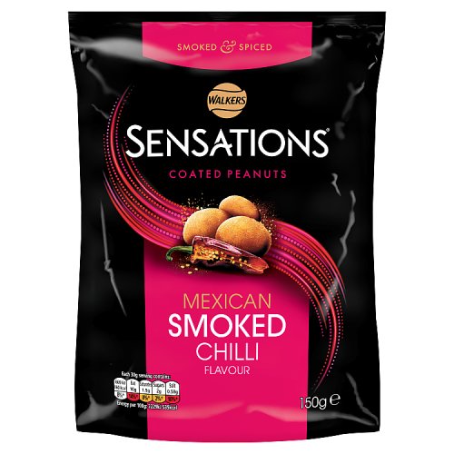 Walkers Sensations Mexian Smoked Chilli Nuts 150g pack shot