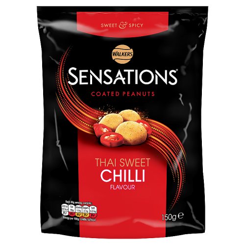 Walkers Sensations Thai Sweet Chilli Nuts 150g pack shot