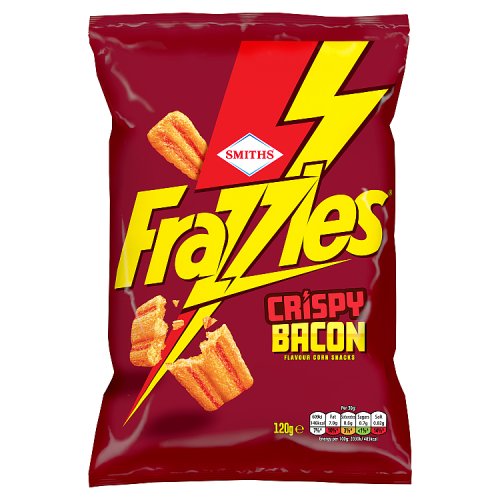 Smiths Frazzles Crispy Bacon 120g pack shot