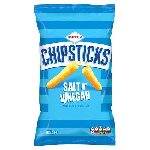 Smiths Smiths Chipsticks Salt & Vinegar 105g pack shot