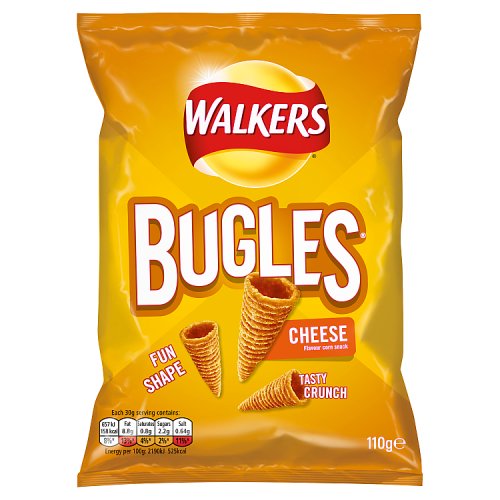 Walkers Bugles Cheese 110g pack shot