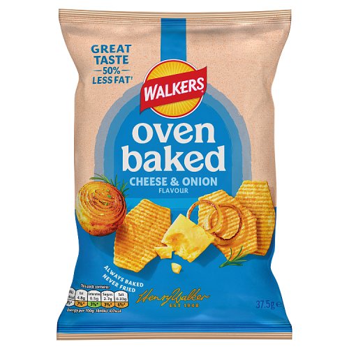 Walkers Baked Cheese & Onion 37.5g pack shot