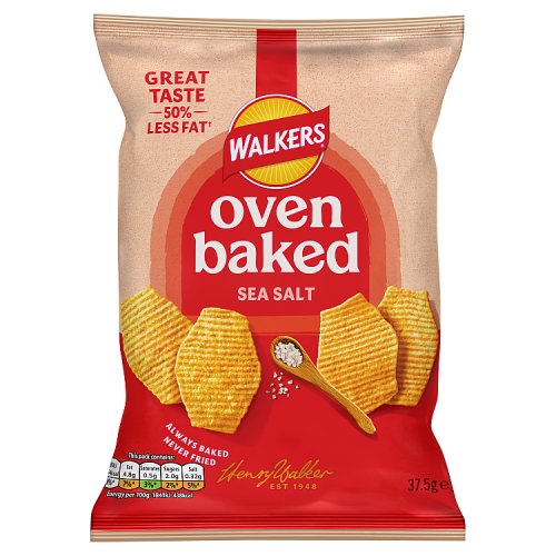 Walkers Baked Ready Salted 37.5g pack shot