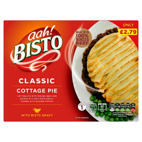 Bisto Cottage Pie PM £2.79 375g pack shot